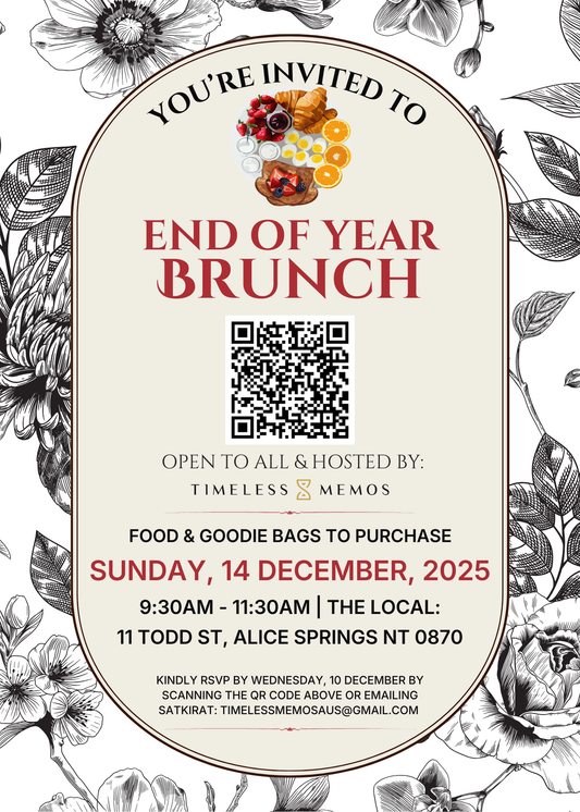 End of Year Brunch – RSVP