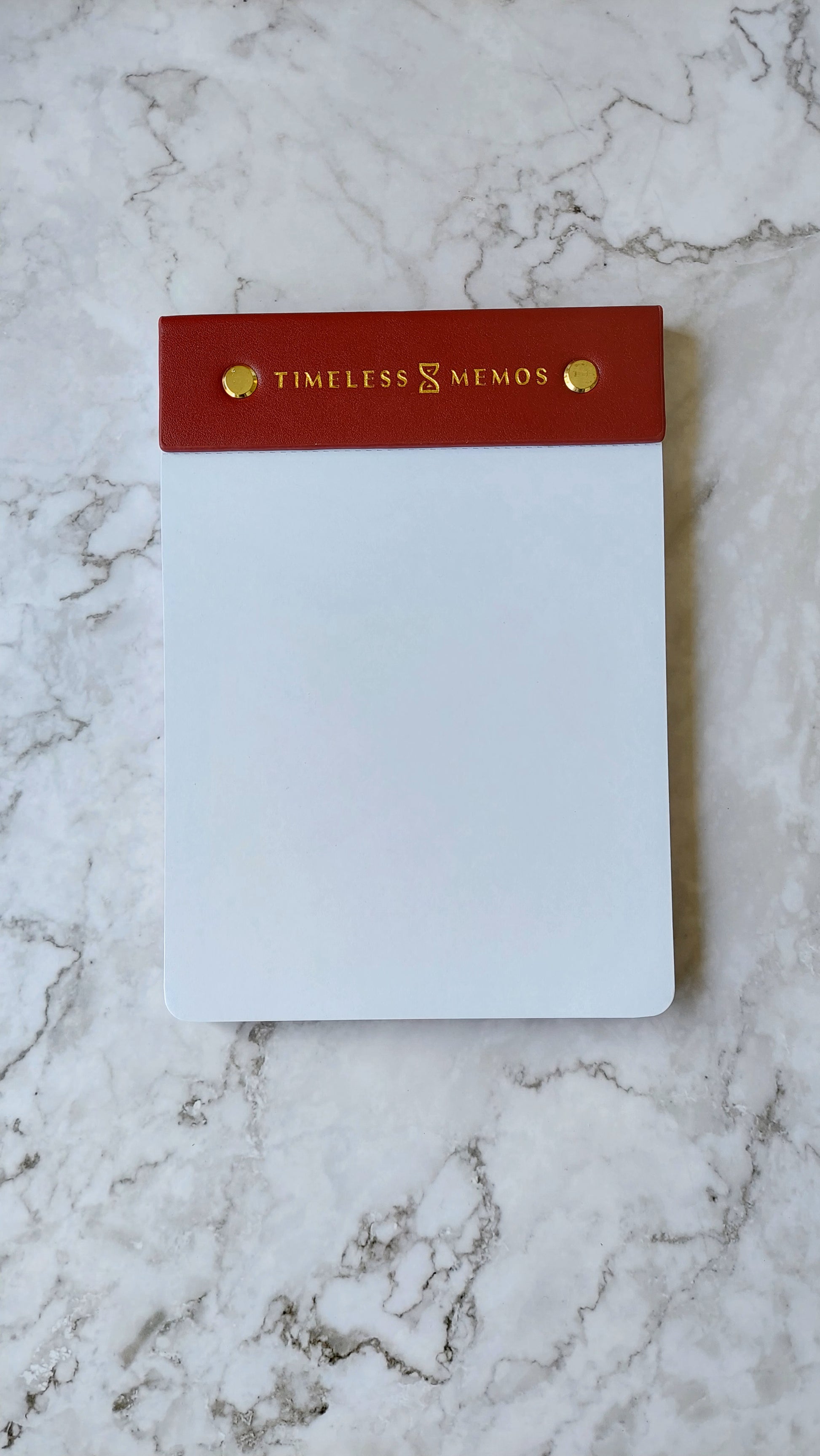 Pomegranate Red Notepad Timeless Memos